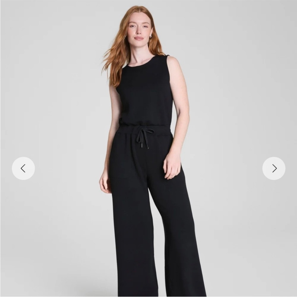 SPANX Black Sleeveless Jumpsuit